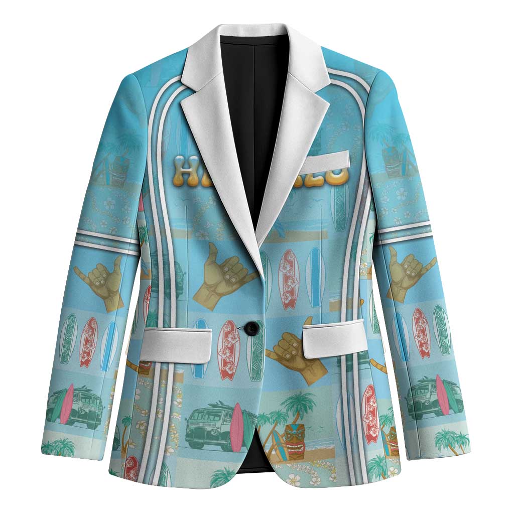 Custom Hawaii Surfing Blazer He'e Nalu