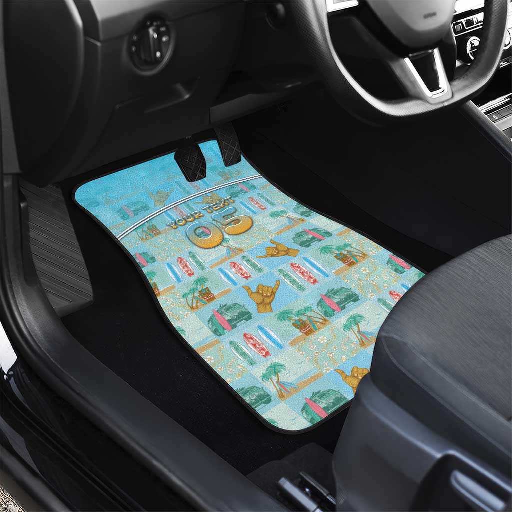 Custom Hawaii Surfing Car Mats He'e Nalu