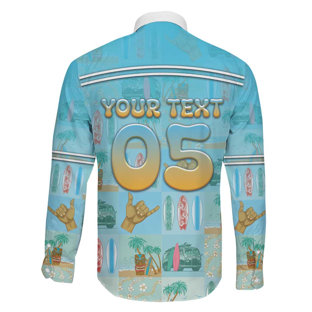 Custom Hawaii Surfing Family Matching Off Shoulder Maxi Dress and Hawaiian Shirt He'e Nalu DT05 - Polynesian Pride