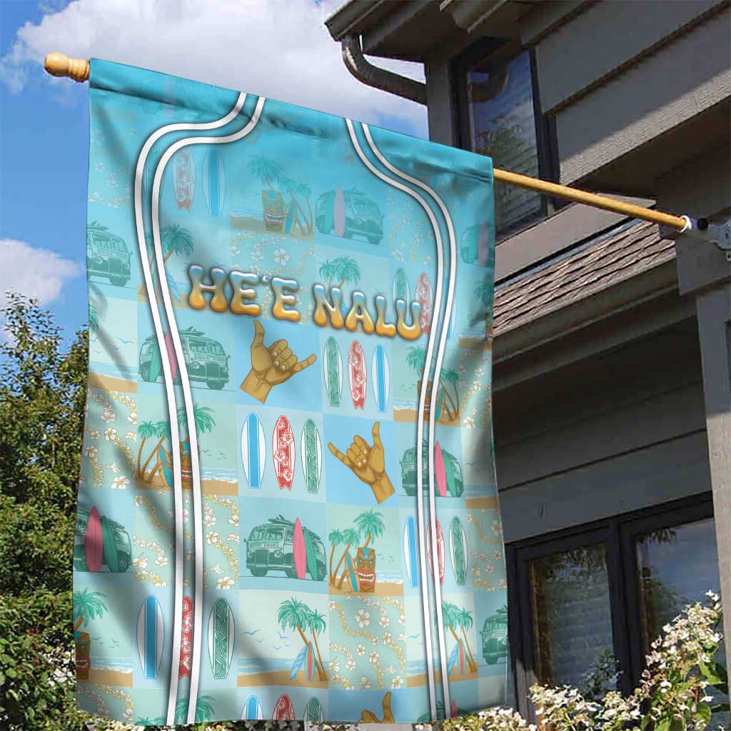Hawaii Surfing Garden Flag He'e Nalu