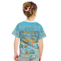 Custom Hawaii Surfing Kid T Shirt He'e Nalu