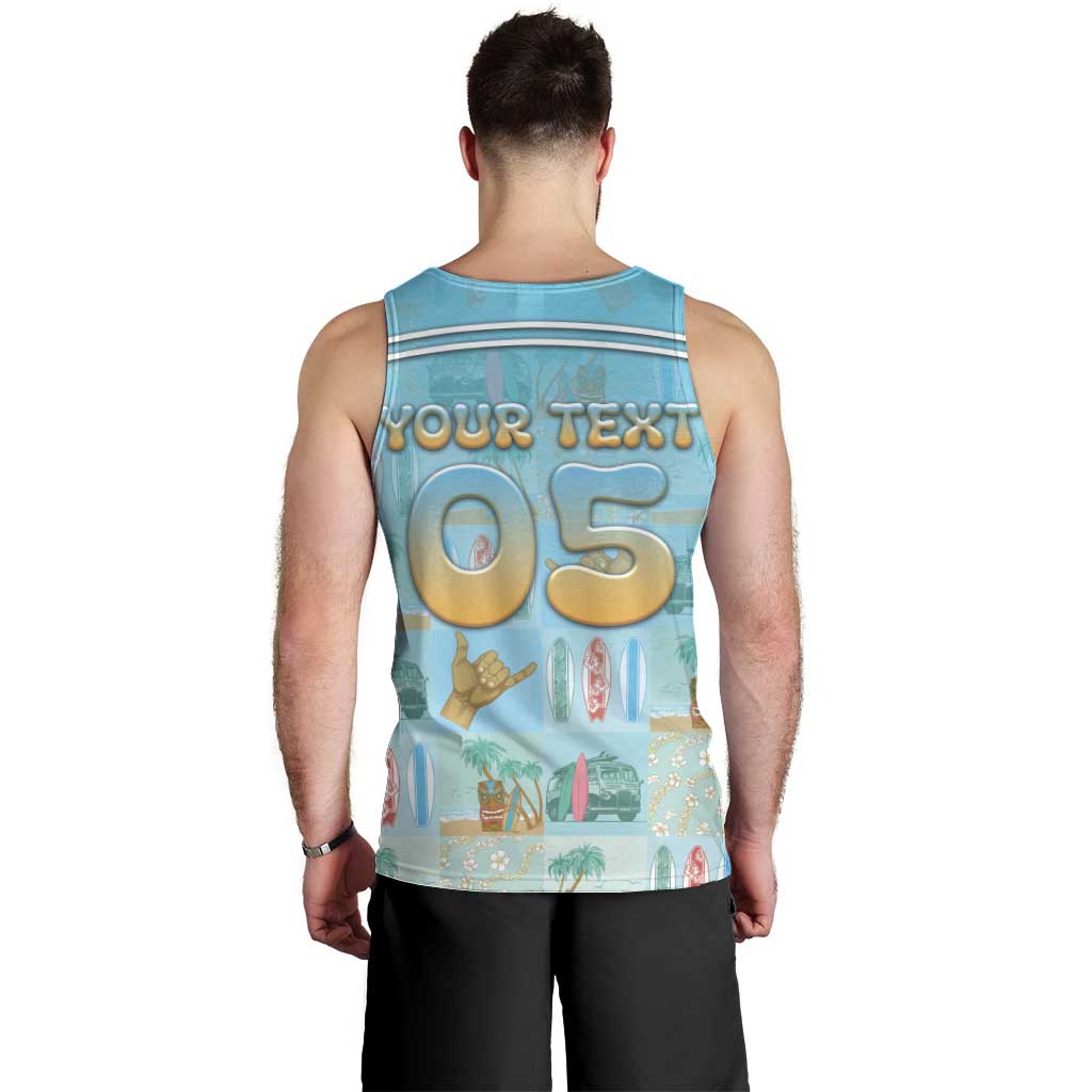 Custom Hawaii Surfing Men Tank Top He'e Nalu