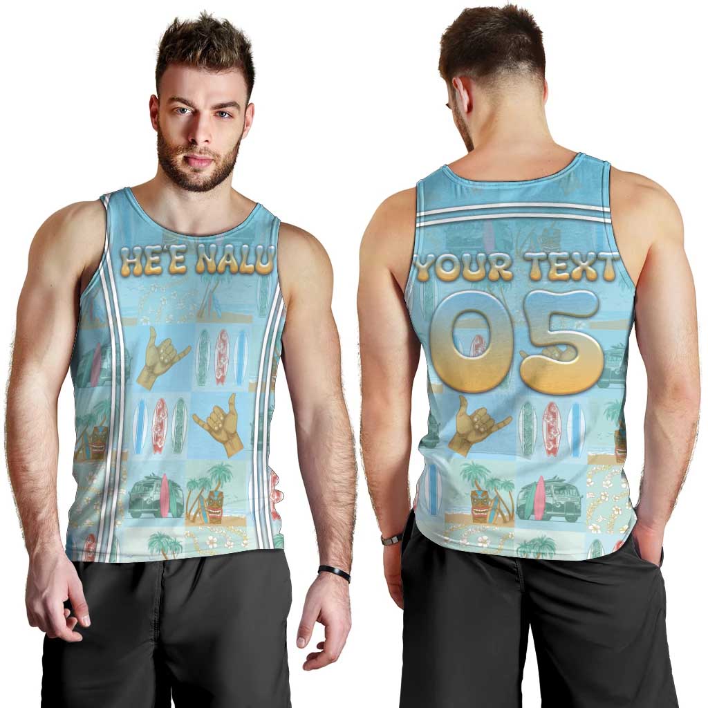Custom Hawaii Surfing Men Tank Top He'e Nalu