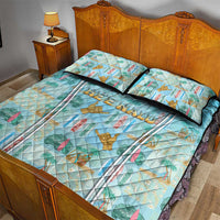 Hawaii Surfing Quilt Bed Set He'e Nalu