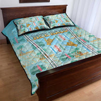Hawaii Surfing Quilt Bed Set He'e Nalu