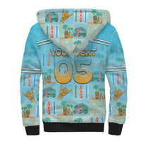 Custom Hawaii Surfing Sherpa Hoodie He'e Nalu DT05 - Polynesian Pride