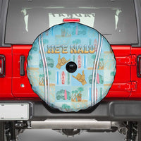 Hawaii Surfing Spare Tire Cover He'e Nalu