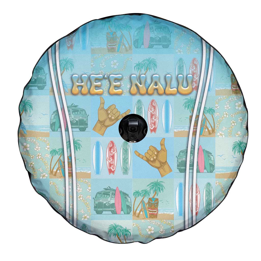 Hawaii Surfing Spare Tire Cover He'e Nalu