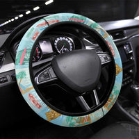Hawaii Surfing Steering Wheel Cover He'e Nalu