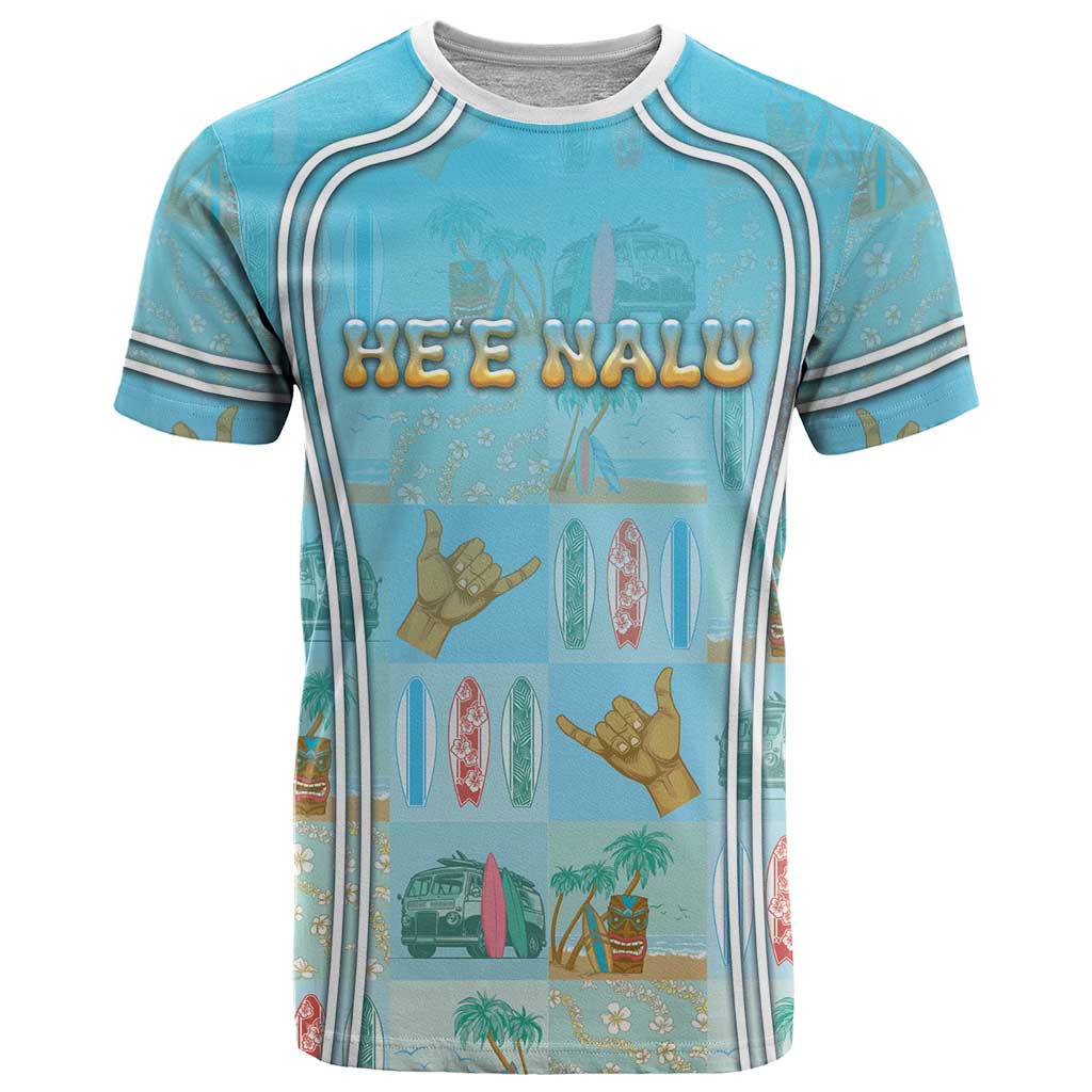 Custom Hawaii Surfing T Shirt He'e Nalu