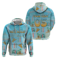 Custom Hawaii Surfing Zip Hoodie He'e Nalu