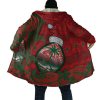 Guam Christmas Cloak Chamorro Seal Hat Santa Tribal Waves DT05 - Polynesian Pride