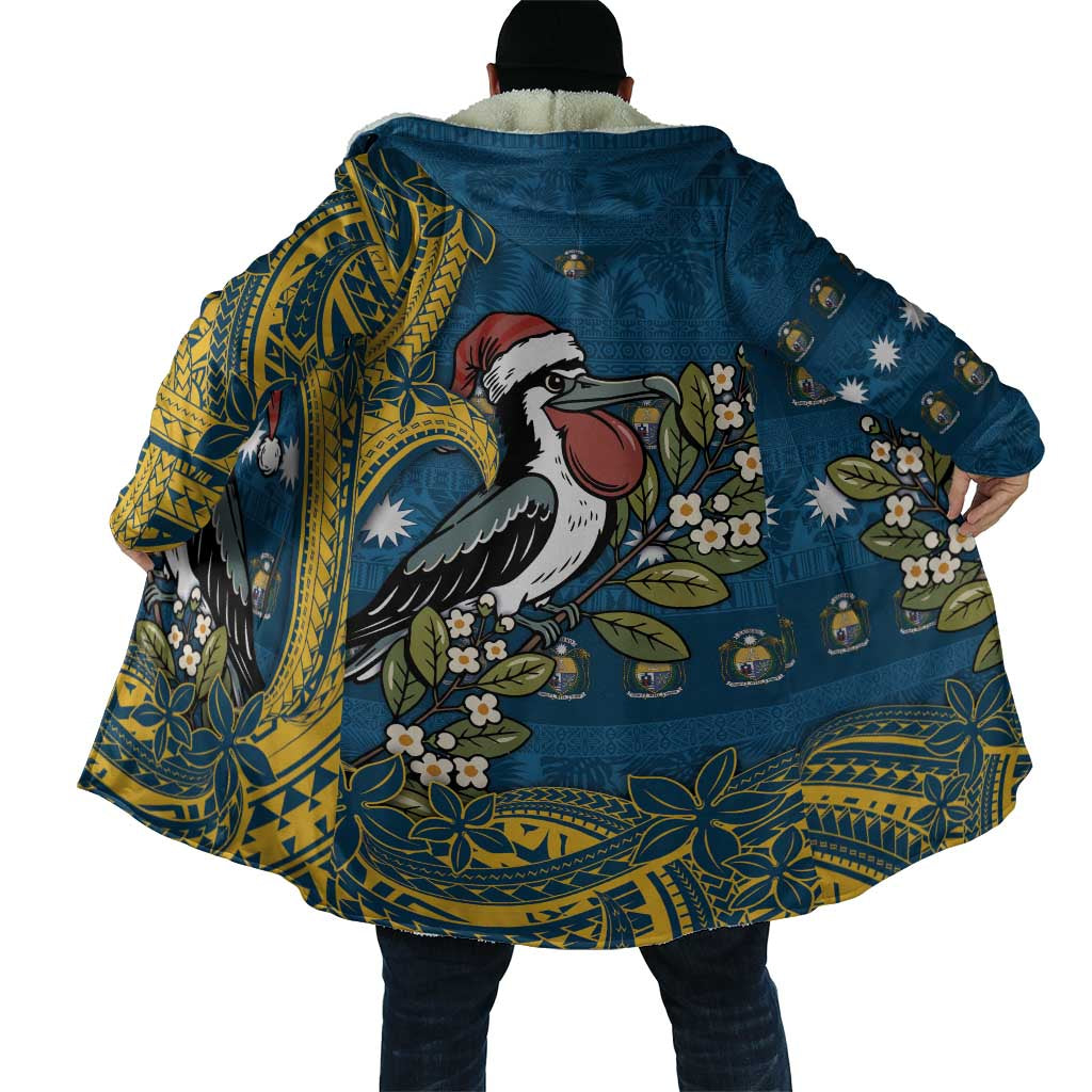 Nauru Christmas Cloak Frigatebird Bird Santa Tribal Waves DT05 - Polynesian Pride