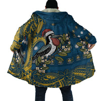 Nauru Christmas Cloak Frigatebird Bird Santa Tribal Waves DT05 - Polynesian Pride