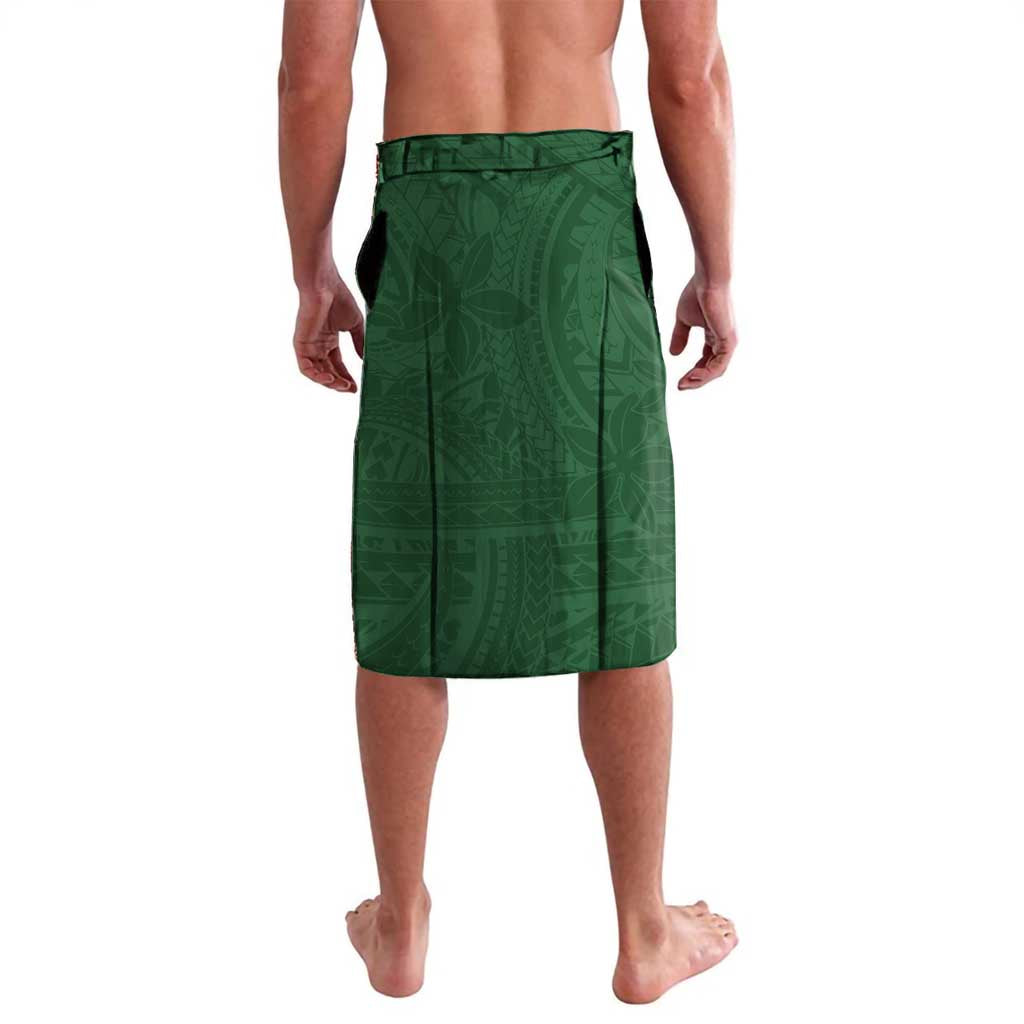 Solomon Islands Christmas Lavalava Seashell Xmas Tree Tribal Waves - Polynesian Pride