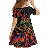 New Caledonia Christmas Family Matching Mermaid Dress and Hawaiian Shirt Seashell Xmas Tree Tribal Waves DT05 - Polynesian Pride