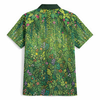Polynesia Mother Nature Hawaiian Shirt Glowing Heart Spiral Tropical Vine Floral