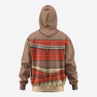 Polynesia Ocean Princess Inspired Cosplay Costume Zip Hoodie