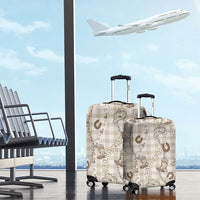 Hawaii Palaka Cowboy Luggage Cover Shell Maile Lei With Western Patterns DT05 - Polynesian Pride