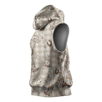 Hawaii Palaka Cowboy Sleeveless Hoodie Shell Maile Lei With Western Patterns DT05 - Polynesian Pride