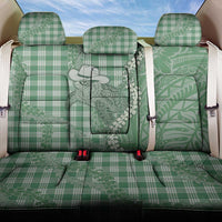 Green Hawaii Palaka Cowboy Turtle Back Car Seat Cover Hawaiian Paniolo Puakenikeni Maile Lei DT05 One Size Green - Polynesian Pride