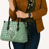 Green Hawaii Palaka Cowboy Turtle Leather Bag Hawaiian Paniolo Puakenikeni Maile Lei DT05 - Polynesian Pride