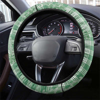 Green Hawaii Palaka Cowboy Turtle Steering Wheel Cover Hawaiian Paniolo Puakenikeni Maile Lei DT05 - Polynesian Pride