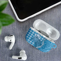 Blue Hawaii Palaka Cowboy Turtle AirPods Case Hawaiian Paniolo Puakenikeni Maile Lei DT05 - Polynesian Pride