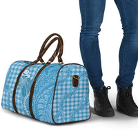Blue Hawaii Palaka Cowboy Turtle Travel Bag Hawaiian Paniolo Puakenikeni Maile Lei DT05 - Polynesian Pride