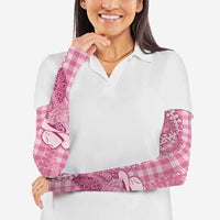 Pink Hawaii Palaka Cowboy Turtle Arm Sleeves Hawaiian Paniolo Puakenikeni Maile Lei DT05 - Polynesian Pride