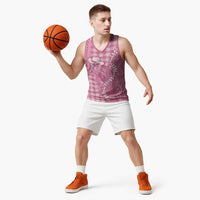 Pink Hawaii Palaka Cowboy Turtle Basketball Jersey Hawaiian Paniolo Puakenikeni Maile Lei DT05 - Polynesian Pride