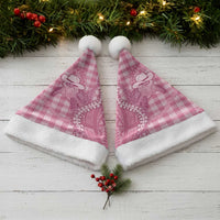 Pink Hawaii Palaka Cowboy Turtle Christmas Santa Hat Hawaiian Paniolo Puakenikeni Maile Lei DT05 - Polynesian Pride