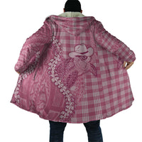 Pink Hawaii Palaka Cowboy Turtle Cloak Hawaiian Paniolo Puakenikeni Maile Lei DT05 - Polynesian Pride
