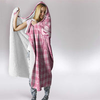 Pink Hawaii Palaka Cowboy Turtle Hooded Blanket Hawaiian Paniolo Puakenikeni Maile Lei DT05 - Polynesian Pride