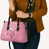 Pink Hawaii Palaka Cowboy Turtle Leather Bag Hawaiian Paniolo Puakenikeni Maile Lei DT05 - Polynesian Pride