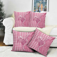 Pink Hawaii Palaka Cowboy Turtle Pillow Cover Hawaiian Paniolo Puakenikeni Maile Lei DT05 - Polynesian Pride