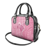 Pink Hawaii Palaka Cowboy Turtle Shoulder Handbag Hawaiian Paniolo Puakenikeni Maile Lei DT05 - Polynesian Pride