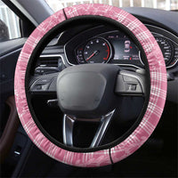 Pink Hawaii Palaka Cowboy Turtle Steering Wheel Cover Hawaiian Paniolo Puakenikeni Maile Lei DT05 - Polynesian Pride