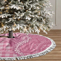 Pink Hawaii Palaka Cowboy Turtle Tree Skirt Hawaiian Paniolo Puakenikeni Maile Lei DT05 - Polynesian Pride