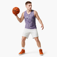 Purple Hawaii Palaka Cowboy Turtle Basketball Jersey Hawaiian Paniolo Puakenikeni Maile Lei DT05 - Polynesian Pride