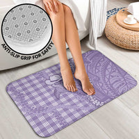 Purple Hawaii Palaka Cowboy Turtle Bathroom Set Hawaiian Paniolo Puakenikeni Maile Lei DT05 - Polynesian Pride