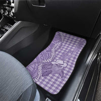 Purple Hawaii Palaka Cowboy Turtle Car Mats Hawaiian Paniolo Puakenikeni Maile Lei DT05 - Polynesian Pride