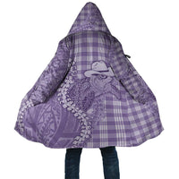 Purple Hawaii Palaka Cowboy Turtle Cloak Hawaiian Paniolo Puakenikeni Maile Lei DT05 Unisex Purple - Polynesian Pride