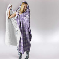 Purple Hawaii Palaka Cowboy Turtle Hooded Blanket Hawaiian Paniolo Puakenikeni Maile Lei DT05 - Polynesian Pride