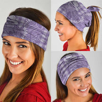 Purple Hawaii Palaka Cowboy Turtle Neck Gaiter Hawaiian Paniolo Puakenikeni Maile Lei DT05 - Polynesian Pride
