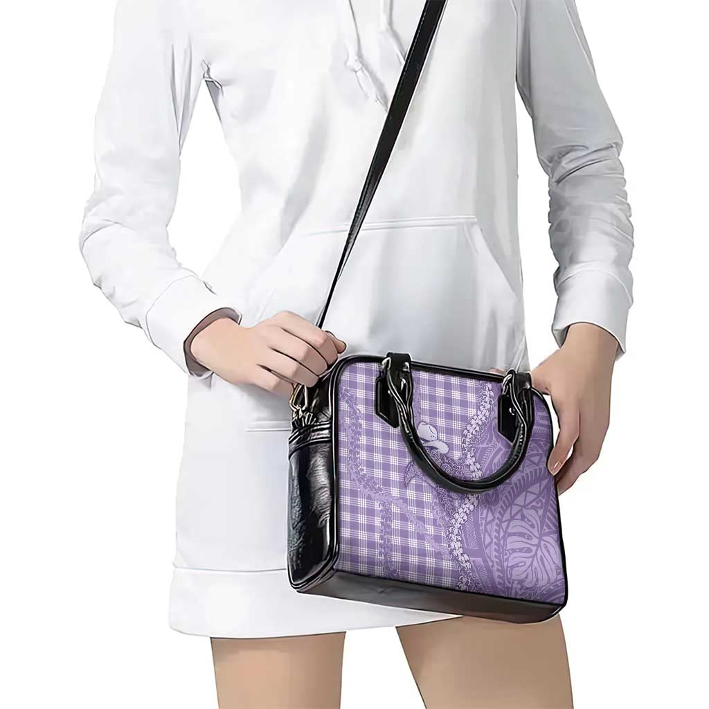 Purple Hawaii Palaka Cowboy Turtle Shoulder Handbag Hawaiian Paniolo Puakenikeni Maile Lei DT05 - Polynesian Pride