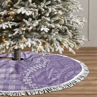 Purple Hawaii Palaka Cowboy Turtle Tree Skirt Hawaiian Paniolo Puakenikeni Maile Lei DT05 - Polynesian Pride