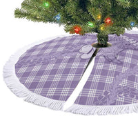 Purple Hawaii Palaka Cowboy Turtle Tree Skirt Hawaiian Paniolo Puakenikeni Maile Lei DT05 - Polynesian Pride