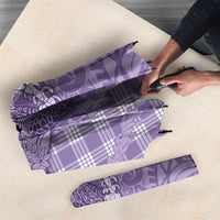 Purple Hawaii Palaka Cowboy Turtle Umbrella Hawaiian Paniolo Puakenikeni Maile Lei DT05 - Polynesian Pride