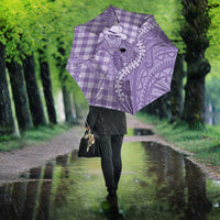 Purple Hawaii Palaka Cowboy Turtle Umbrella Hawaiian Paniolo Puakenikeni Maile Lei DT05 - Polynesian Pride